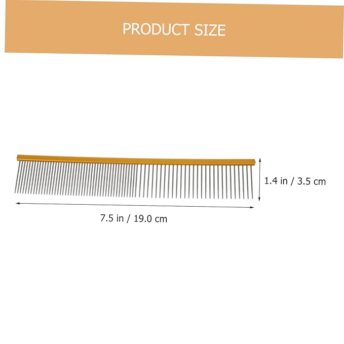 TOYANDONA Grooming Cat Comb Reusable Wear-resistant Compact Portable for Household and Travel