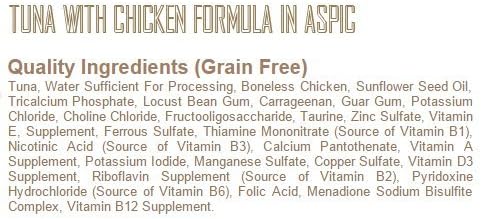 Fussie Cat Premium Grain Free Canned Cat Food 3 Flavor Variety: (4) Tuna with Chicken, (4) Tuna with Salmon and (4) Ocean Fish, 2.82 Oz Each (12 Cans Total)