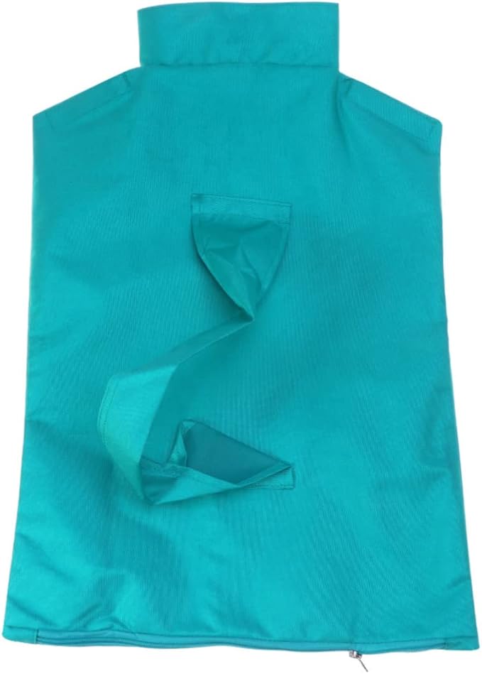 Multi-Functional Cat Grooming Bag Bathing Pouch Durable Breathable Material for Nail Trimming Medication Deep Green