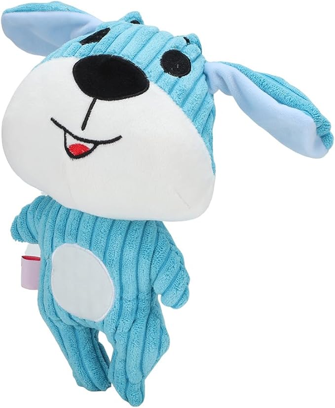 Pet Dog Plush Play Toy for Molar Teeth, Interactive Biting Supply, 28.5cm Cute Puppy Shape - Safe Non - Material, Engaging Play for Happy Pets