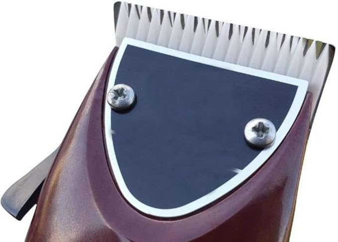 Upgraded 2pcs Clipper Ceramic Blade - Pet Dog Cat Grooming Clipper Replacement Blades, for A5 Trimmer Series, for Andis 18 Teeth Detachable Ceramic Blade Part, for Wahl KM2 KM5 KM10