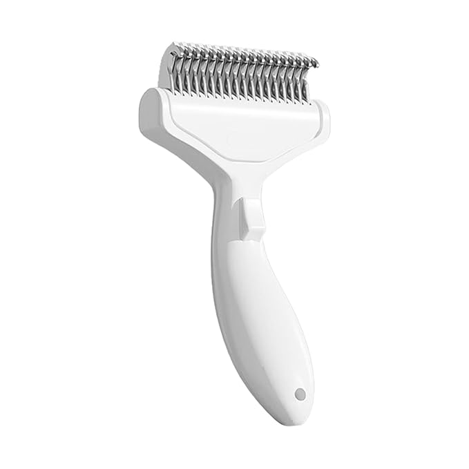 Stainless Steel Pet Detangling Comb for Dog Cats to Remove Shedding Furs Hair Mats Knots and Tangles Grooming Tool Pet Deshedder Comb