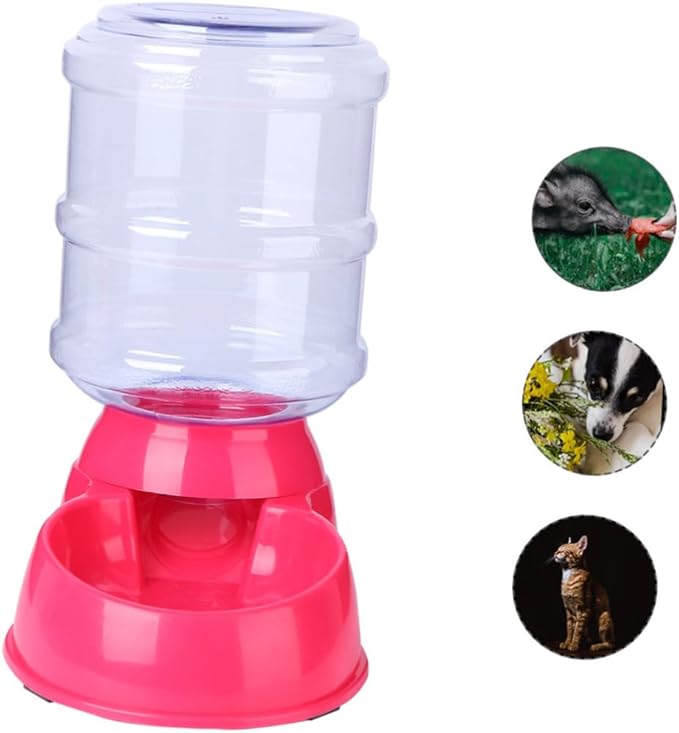 Automatic Cat Feeder Large Food Bowl Auto Water Dispenser Pet Feeding Device Kitten Food Bowls