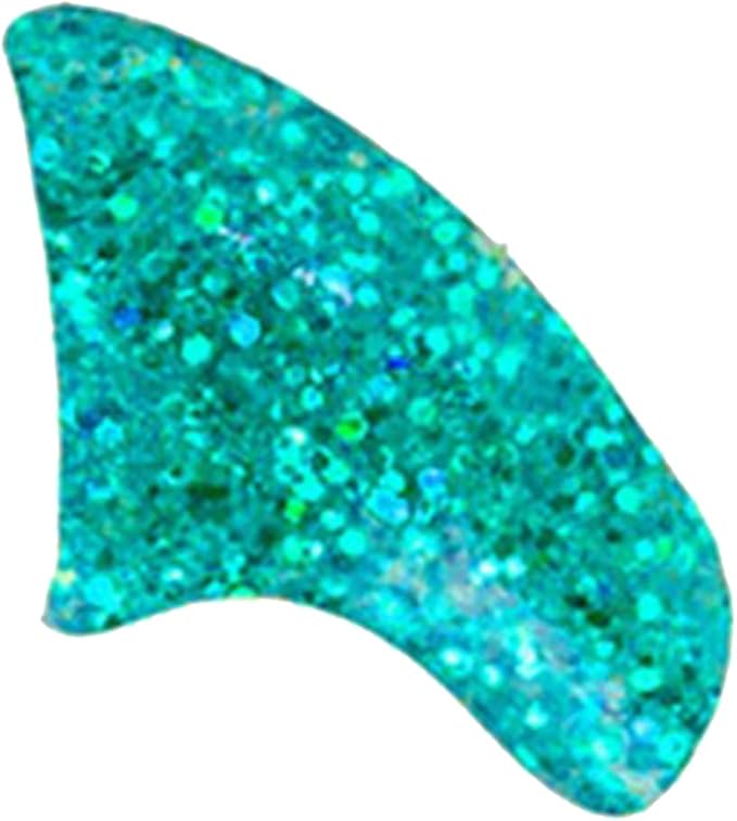6 Month Supply Soft Nail Caps for Cats Seafoam Glitter Large - Extra Adhesives