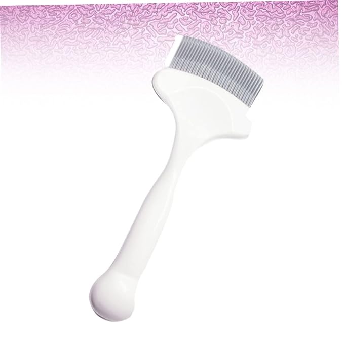 Happyyami Practical Material Cat Grooming Comb Dander Remover for Long Haired Cats Pet Brush Parting Comb