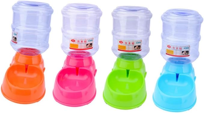 Dog Cat Automatic Feeder 3.5l Pet Water Bowl Filtered Drinking Fountain Spill Leakproof -Slip Pad Easy to Assemble