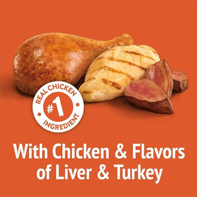 Cat Treats - With Chicken & Flavors of Liver & Turkey - 20 oz (Pack of 2)