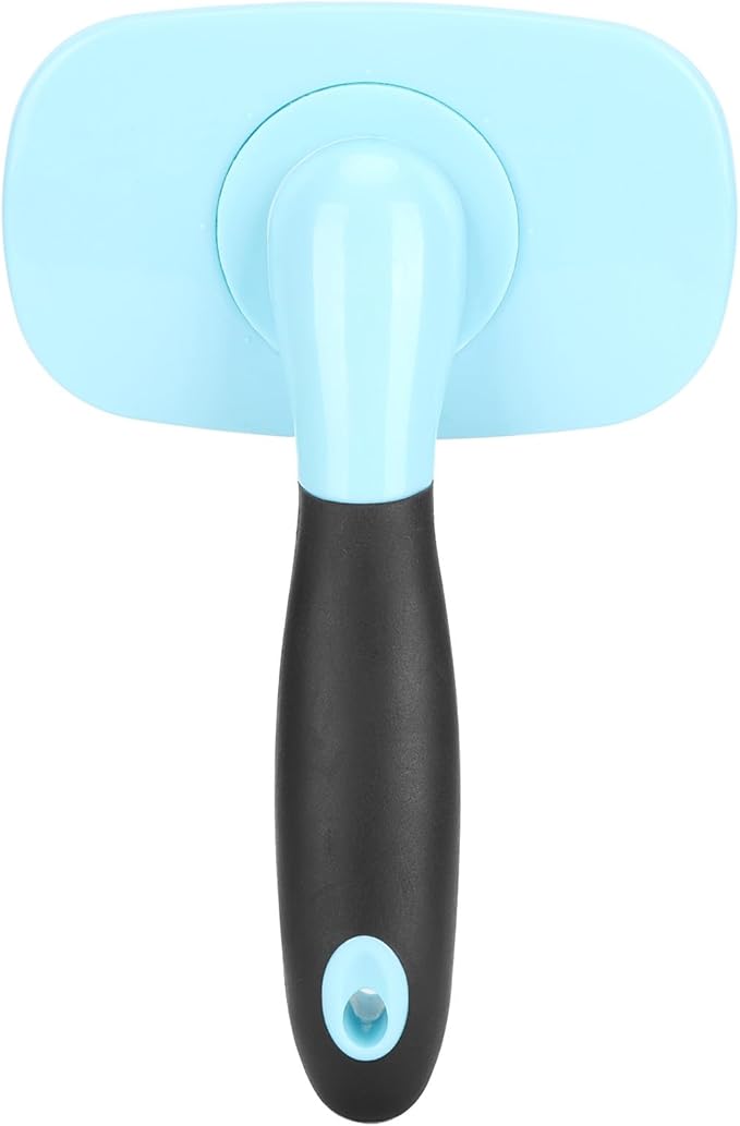 Cat Hair Brush, Dog Brush Cat Dog Hair Removal Comb Pet Grooming Tool 360 Degree Rotation Deshedding Brushes For Indoor For Pets with Long or Short (With a little blue)