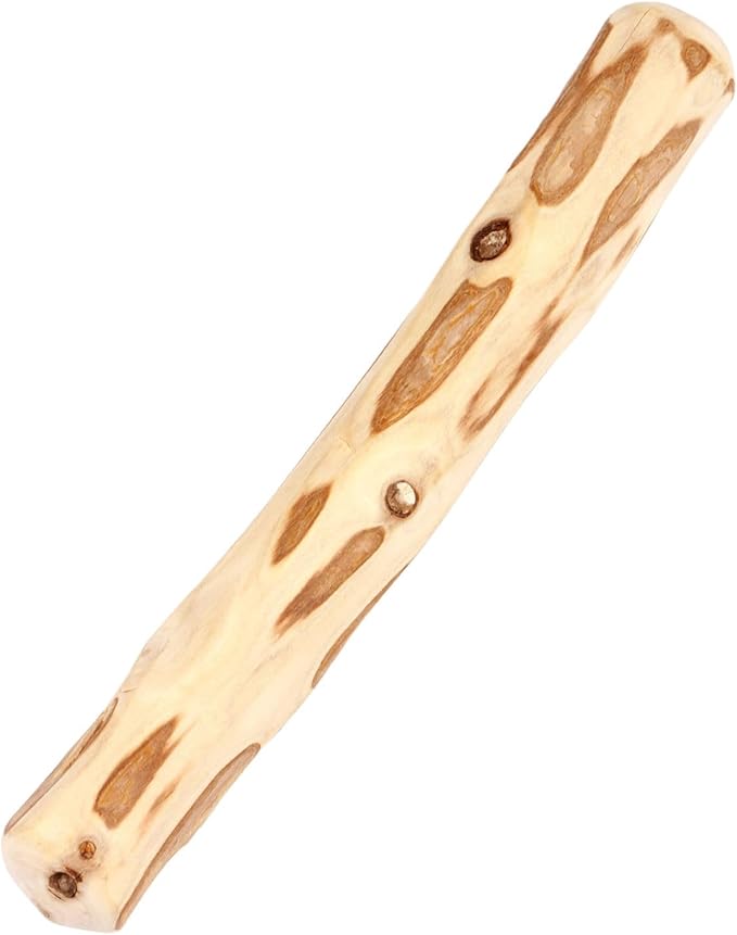 Natural Coffee Wood Dog Chew Toy Large 𝐷𝑢𝑟𝑎𝑏𝑙𝑒 Teething Stick for Puppies Aggressive Chewers Dental Clean Teeth Low Calorie Stress Relief Pet Supplies