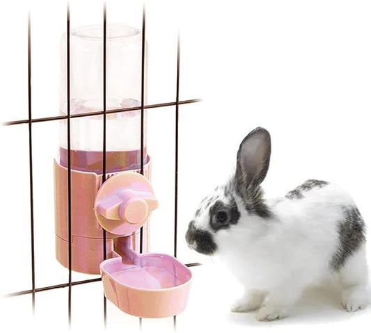 Oncpcare 17oz Bunny Water Bottle No Drip for Cage, Hanging Automatic Water Dispenser for Small Animal Guinea Pig Hamster Chinchilla Ferret Rabbit