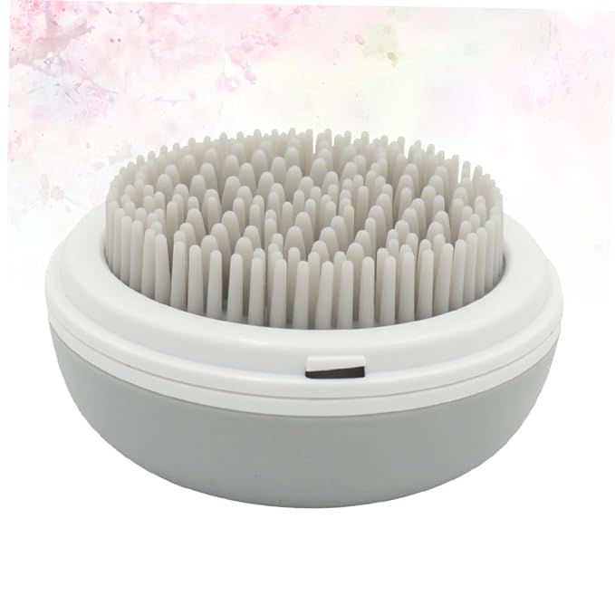 SUPVOX Pet Hair Removal Brush Grey Multifunctional Grooming Comb for Bath Pet Hair Comb Tool Dog Scrubber for Bath