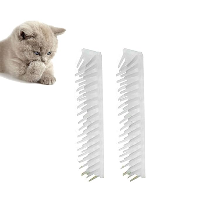 2pcs Cat Grooming Tool Cat Massager and Brush Long Haired Supplies Pet Grooming Kit