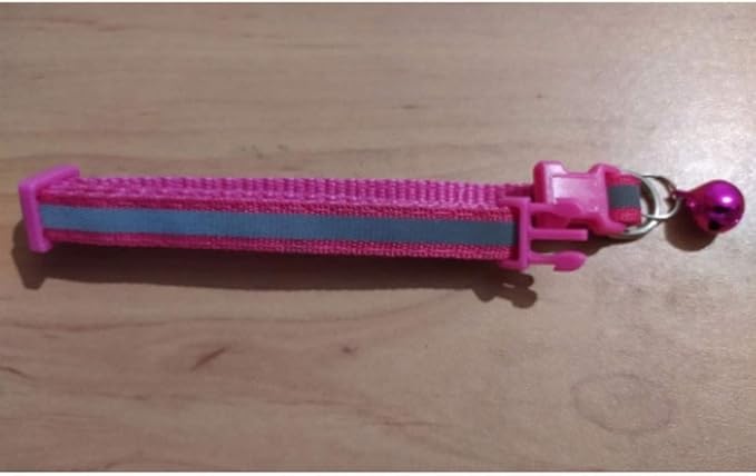 Dog Basic Collars Pet Collar Reflective pet Bell Collar Adjustable Size Suitable for Cats and Small Dogs pet Supplies(2)