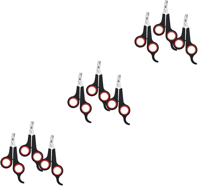 BESPORTBLE 9pcs Professional Pet Nail Clippers Ergonomic Trimmers for Cats and Dogs Non- Handle to Use for Home Grooming