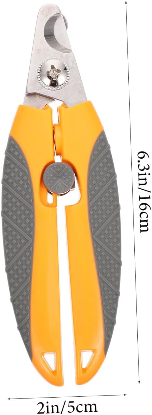 SUPVOX Ergonomic Portable Pet Nail Clipper for Cats and Dogs Wear-Resistant Design Comfortable Grip for Household Grooming Needs