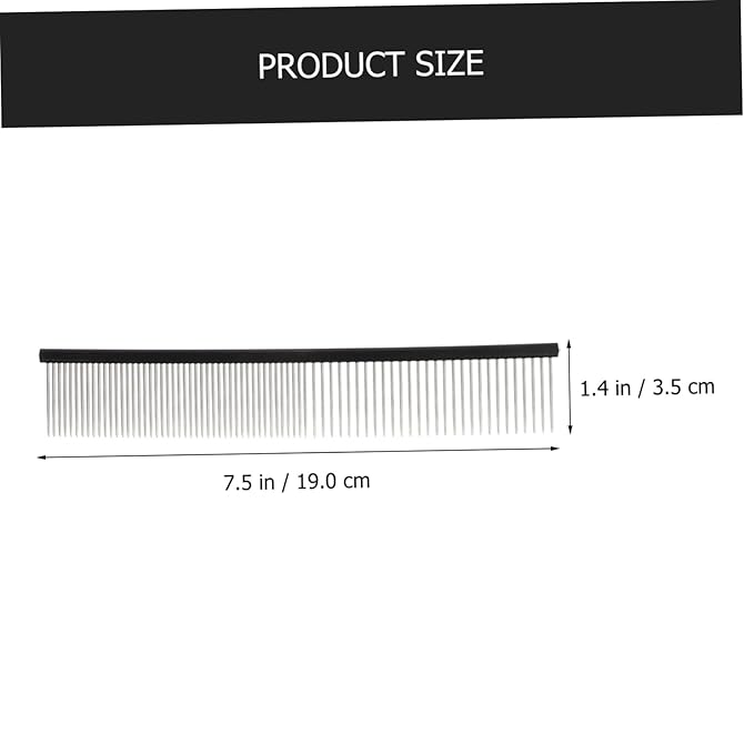 Professional Pet Comb Cat Accessory Portable Fur Comb Dog Supply for Grooming Easy to Use Store