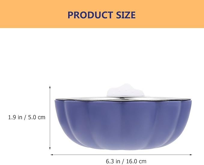 DOITOOL Hanging Stainless Steel Pet Bowl Large Blue Sturdy Feeding Bowl Convenient Water Dish for Dogs and Cats Household Feeding Supply