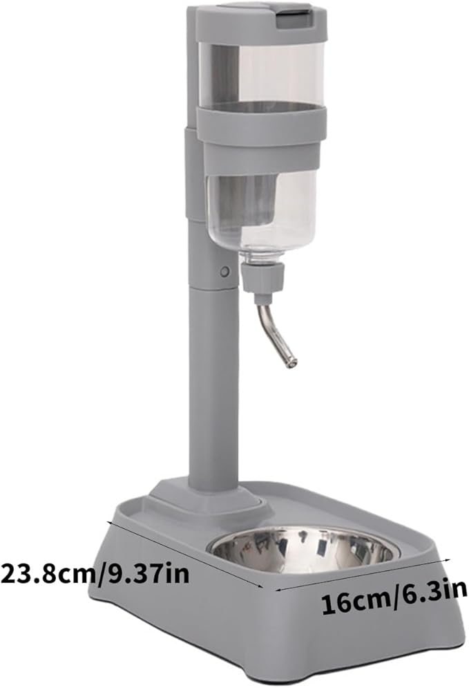 Pet Water and Food Dispenser Raised Height Adjustable for Home Use Feeding Supplies Portable Water Dispenser