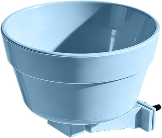 Dog Crate Water Bowl, Removable Detachable Puppy Feeder, 13.5x7cm, Indoor Outdoor Feeding Container, Small Dog Food Holder, Easy Clean Design, Stable Pet Supply, for Home, Yard, Apartment