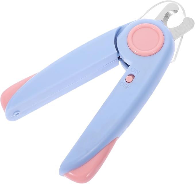 VANZACK Pet Nail Clippers with Led Light for Accurate Trimming Dog Cat Nail Care Tool for Grooming of Pets with Line Visibility