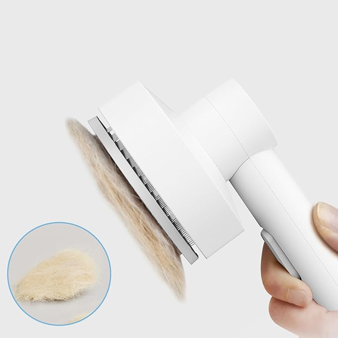 Brosse Feline, Cat Grooming Brosse Poils Animaux, Brosse Vapeur Chat, Cat Brush for Shedding, Cleaning Slicker Brush, Dog Brush, Pet Brush for Cats, Pet Supplies Accessories (A)