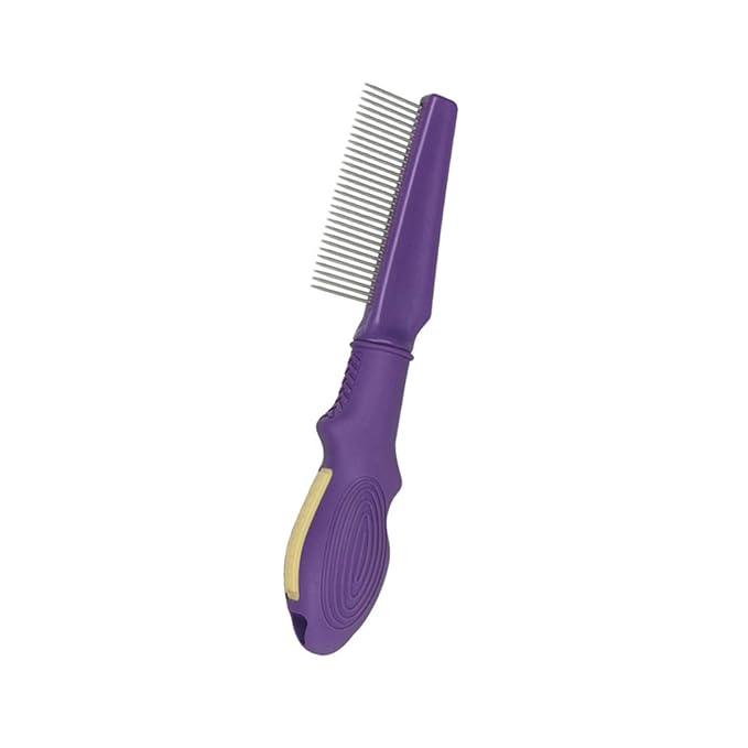 Gentle Massage Cats Grooming Brush ABS Deshedding Comb Reduces Shedding Enhances Maintenance Portable Pet Deshedding Tool