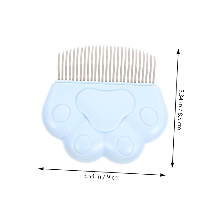 SUPVOX 2pcs Cat Grooming Supplies Cat Deshedding Comb Pet Hair Removal Combs for Flea