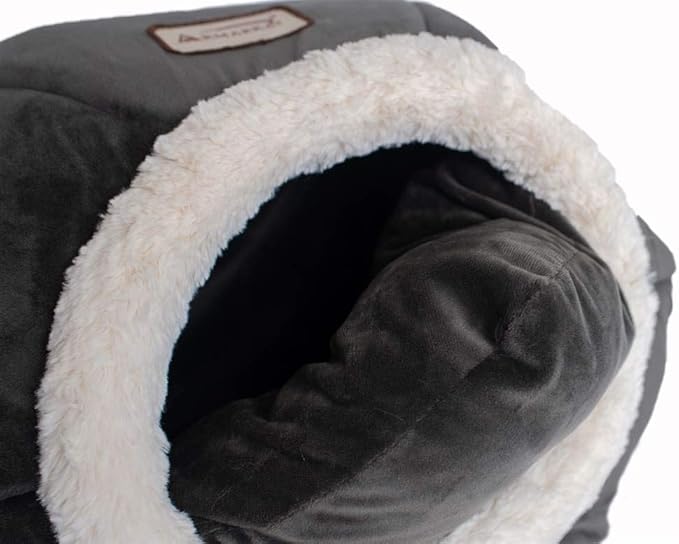 Armarkat Cat Bed Model C80CSH/MB Gray Velvet