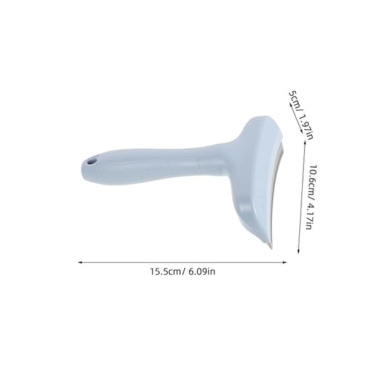 POPETPOP Pet Hair Removal Tool Dog Grooming Comb Large Blue Deshedding Brush for Shedding and Detangling Cats and Dogs Undercoat Grooming Supplies