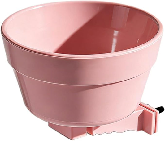 Dog Crate Water Bowl, Removable Detachable Puppy Feeder, 13.5x7cm, Indoor Outdoor Feeding Container, Small Dog Food Holder, Easy Clean Design, Stable Pet Supply, for Home, Yard, Apartment