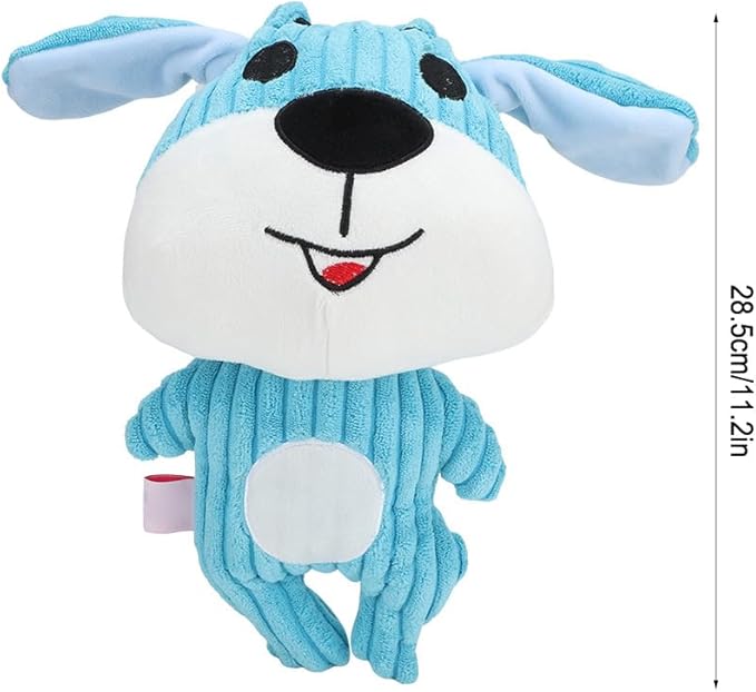 Pet Dog Plush Play Toy for Molar Teeth, Interactive Biting Supply, 28.5cm Cute Puppy Shape - Safe Non - Material, Engaging Play for Happy Pets