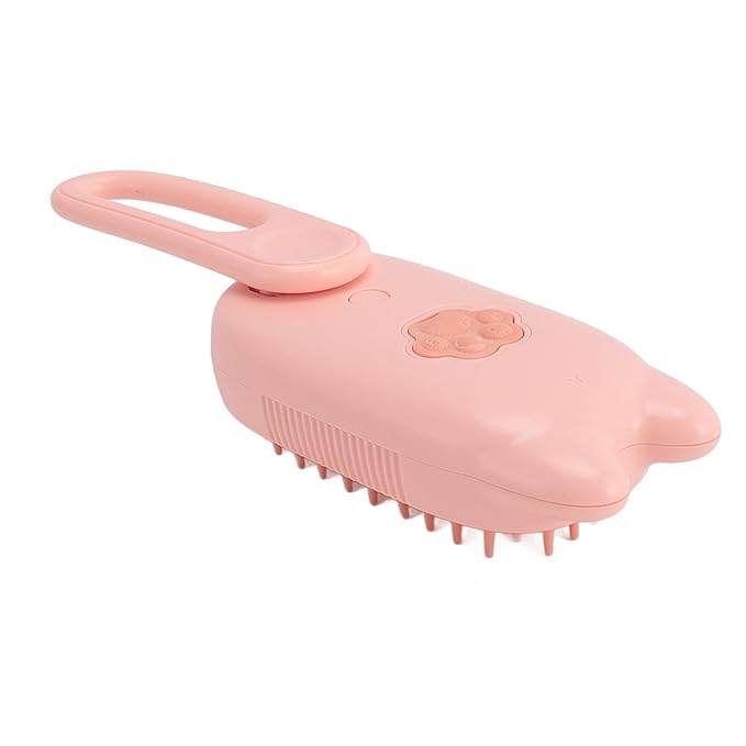 aqxreight Cat Mist Brush Multifunctional One Click Spray Shedding Bath Brush Pet Steam for Cats Dogs Grooming Supplies Pink It Must Problems Tool Pet Knots Mist Knots Solve (Pink)