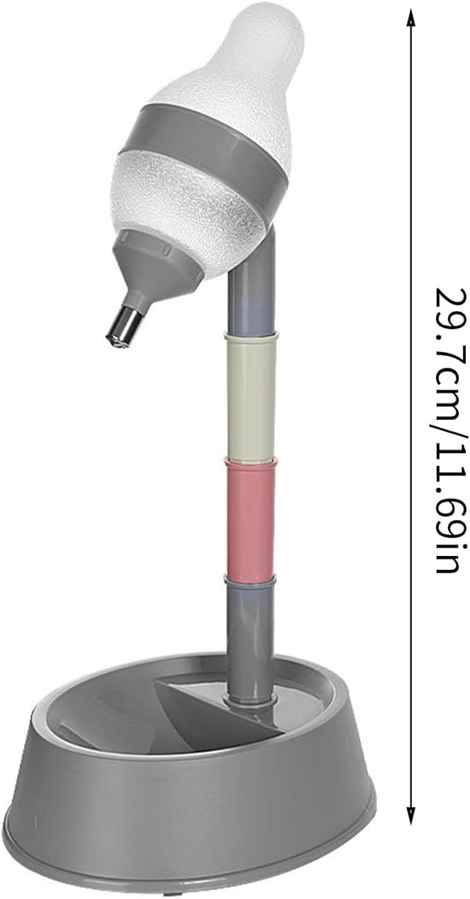 Buyter 2 in 1 Cat Feeder,Adjustable Dog Food Feeder & Water Dispenser,Pet Food Water Dish 2.2L Food and 528ML Waterer