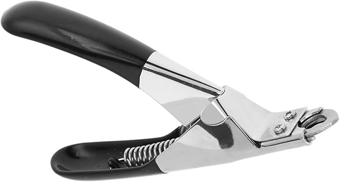 GLOGLOW Nan Professional Dog and Cat Nail Clippers, Ergonomic Stainless Steel Nail Trimmer for All Pet Sizes Dog Grooming Supplies (Black)