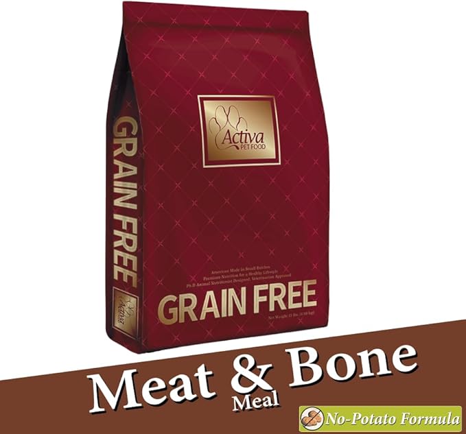 Activa Grain Free Custom Dog Food (15 Pound, No Potato - Meat & Bone)