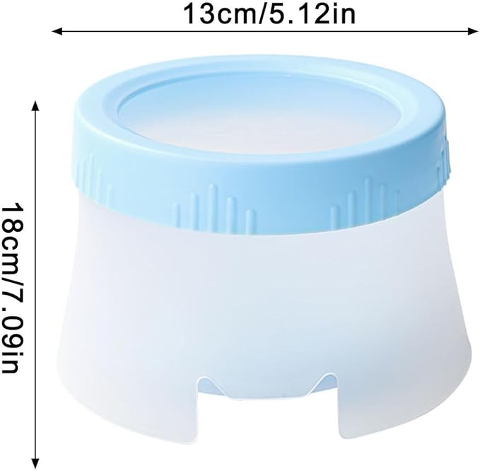 Stable Pet Bowl, Floating Water Dispenser, Non‑Slip Feeding Station, Spill Proof Drinking Container, Indoor Outdoor Travel Accessory, Dog Supplies for Home, Backyard, Camping