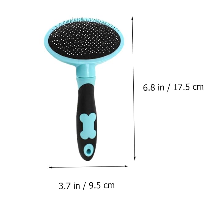Milisten Indoor Cat Brush Smoothing Brush Pet Comb Gentle Grooming Tool Pet Hairbrush Deshedding Comb