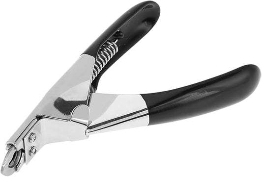 GLOGLOW Nan Professional Dog and Cat Nail Clippers, Ergonomic Stainless Steel Nail Trimmer for All Pet Sizes Dog Grooming Supplies (Black)