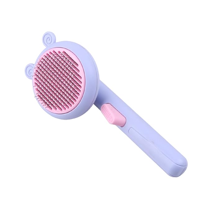 Pet Brush Slicker Combs Bent Steel Needle For Shedding & Grooming For Most Long/Short Hair Dogs Cats Pet Slicker Brush With Soft Massage Grooming For Cats With Double