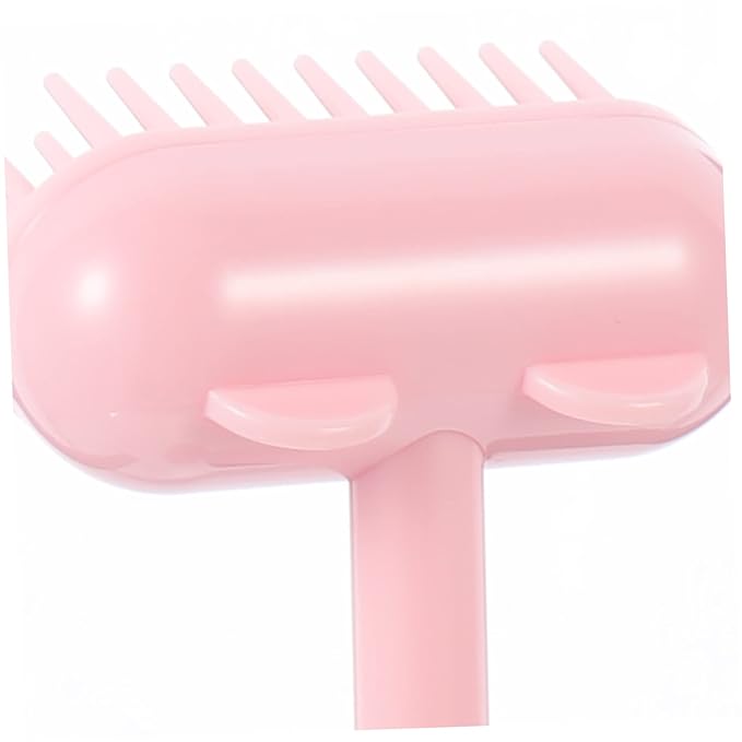 BESTonZON Cat Grooming Brush Self-Cleaning Massage Brush for Cats Hair Removal Tool 1-Piece Soft Bristles for Itching and Relaxation