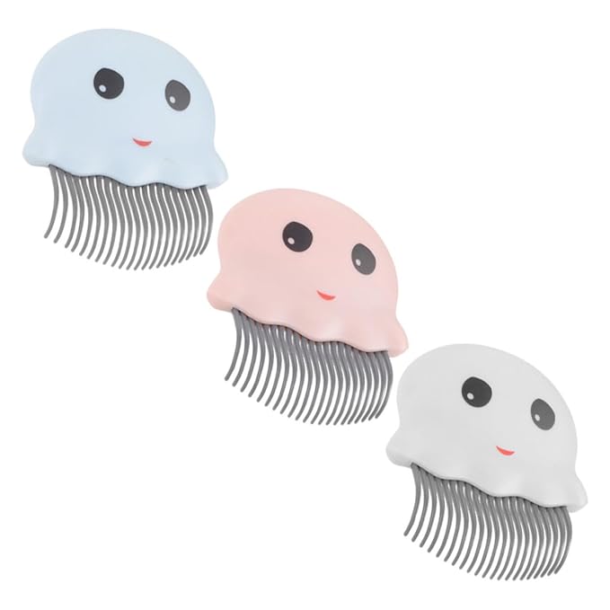 YARNOW 3pcs Wide Tooth Pet Comb Set Cartoon Undercoat Brush for Dogs Cats Grooming Tool for Shedding Tangle Removal Durable Material Easy Hair Management