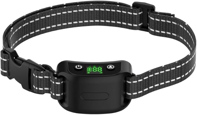 Wireless Dog Fence Collar, Electric Dog Fence & Remote Training Collar, Magnetic Charging Base, Portable Outdoor Wireless for Yards, Adjustable for Small Medium Large Dogs