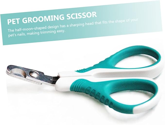 BESPORTBLE Stainless Steel Dog Nail Trimmer and Cat Nail Clipper Ergonomic Design for Safe Smooth Grooming Lightweight Portable Pet Grooming Tool Sky-