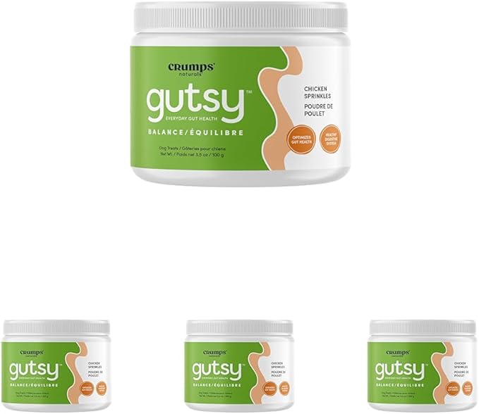 CRUMPS Natural Gutsy Balance Chicken Topper 3.5oz (Pack of 4)