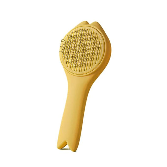 Pet Brush Slicker Combs Bent Steel Needle For Shedding & Grooming For Most Long/Short Hair Dogs Cats Pet Slicker Brush Soft Massage Grooming For Cats Double Coat Short