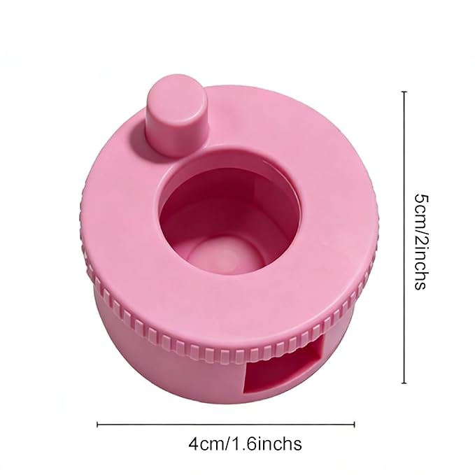 2026 New Rotating Cat Eye Magnet, Automatic Magnetic Nail Art Tool with 360° Rotation for Professional Glossy Cat Eye Effect, Beginner Friendly Nail Tool for 3D Wide Cat Eye Design (2*White)