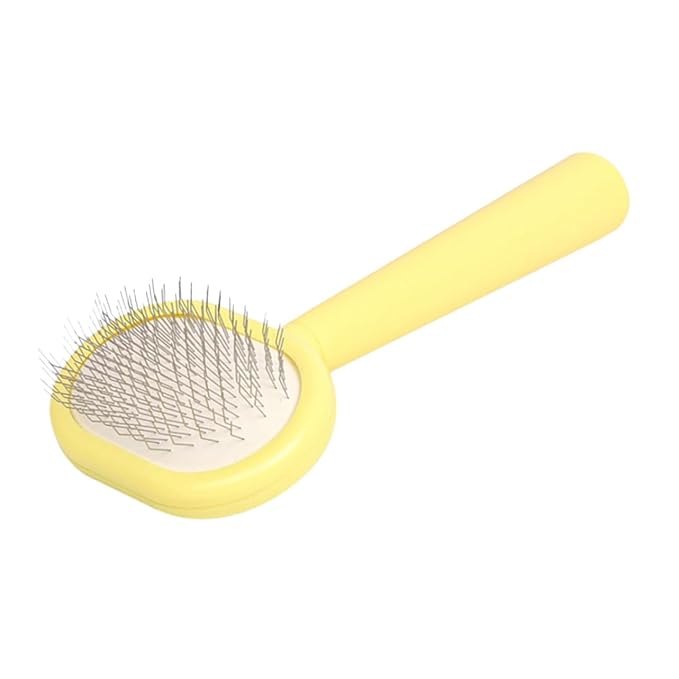 VANZACK Cat Hair Cleaning Comb Comfortable Grip Plastic Grooming Brush for Cats Massage Effect Comb for Pet Hair Removal Promotes for Cat Grooming and Bonding