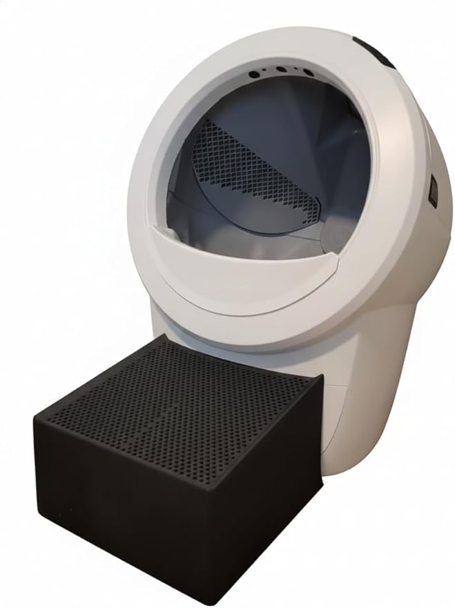 Litter Platform for Litter-Robot 4, 5, 5, Pro, EVO | Your Ultimate Tracking Solution! (Black)