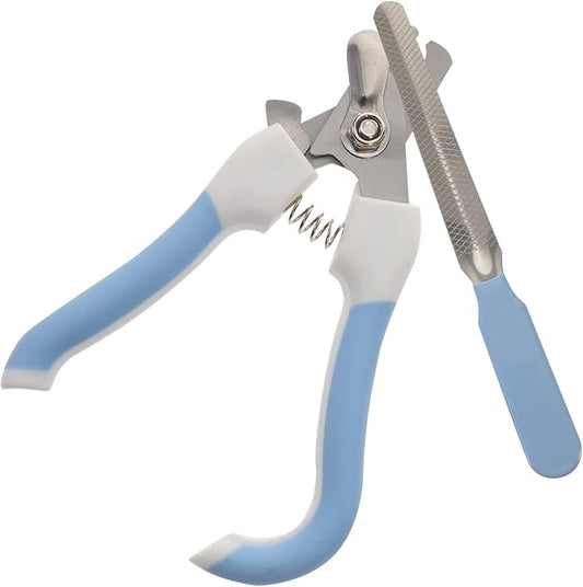 1set Portable Pet Nail Clipper Nail File Ergonomic Design for Easy Use Lightweight and Non- Handle for Comfortable Grooming