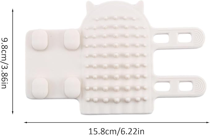 Cat Selff Scratcher - Selff-Grooming Cat Wall Brush, Adjustable Silicone Cat Corner Scratcher, Wall-Mounted Pet Massage Brush | Soft Selff-Cleaning Brush Suitable for Cats, Kittens, and Puppies